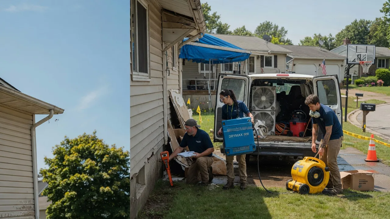 Ceiling Leak Cleanup in Elk Grove Village, IL near me
